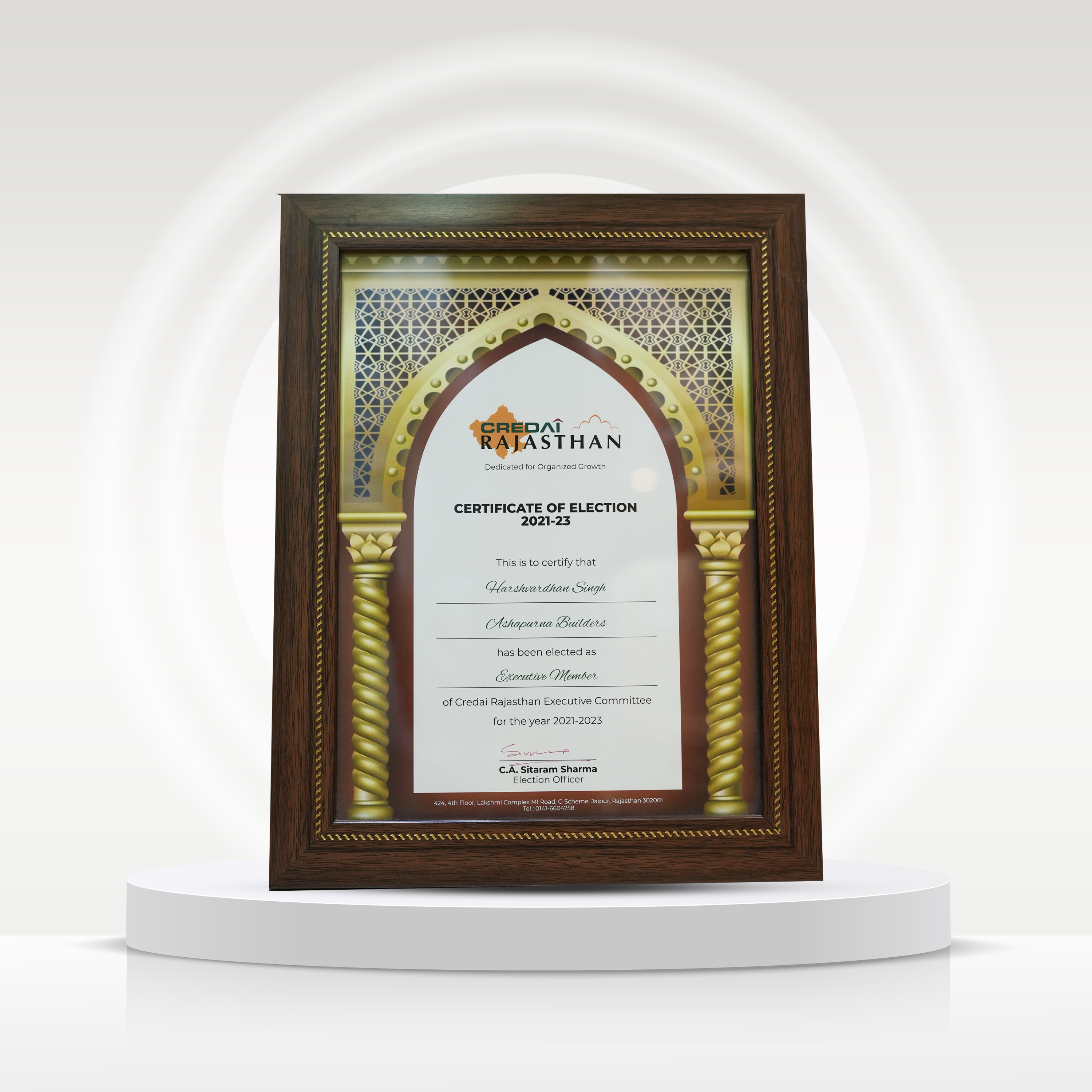 Best Stall Award at CREDAI Jaipur 2025