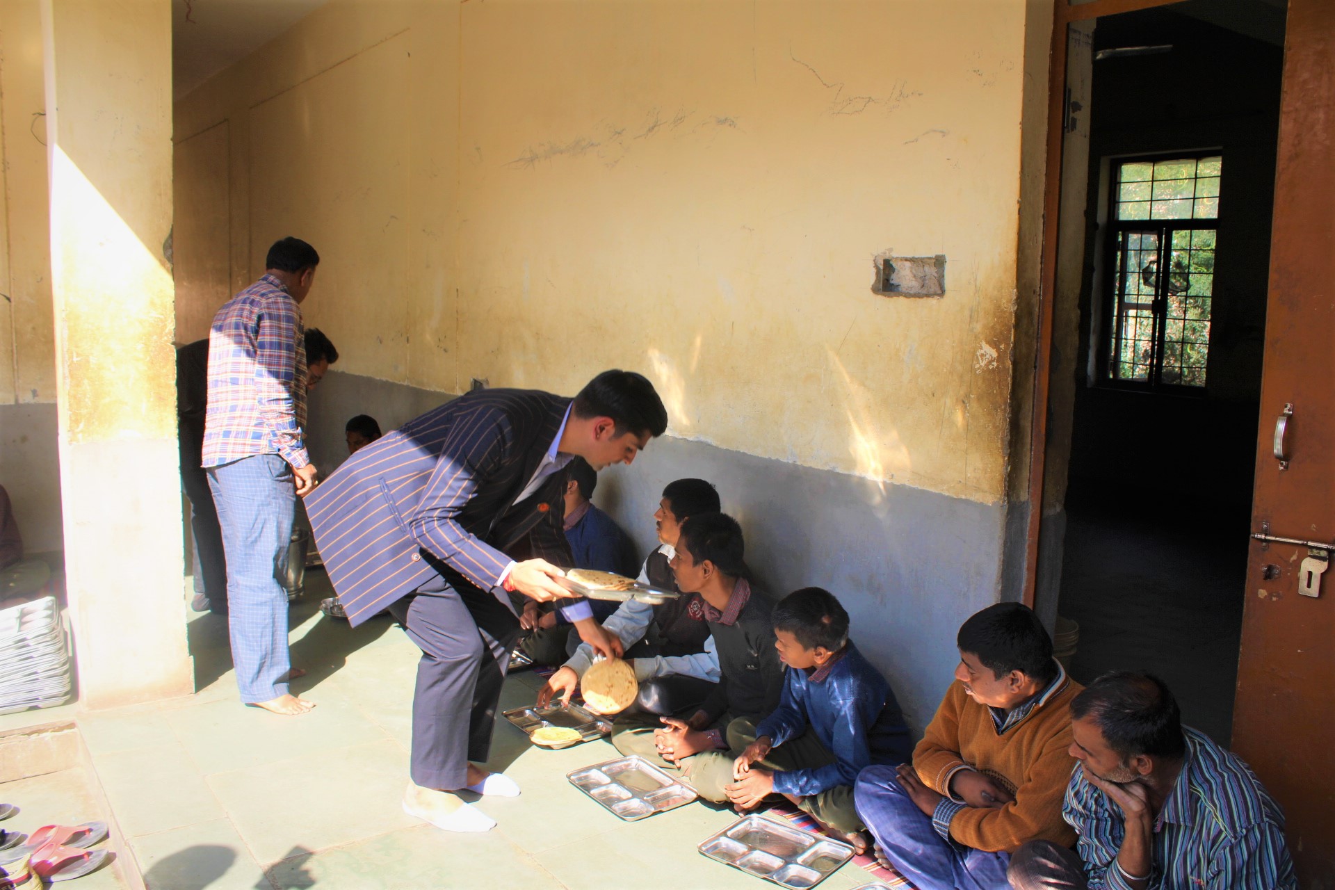 Blanket And Food Distribution
